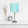 Simple Designs 19.5" LED Table Lamp, Brushed Steel/Aqua Shade (LT2024-AQU-CCLB)~#|#~6A0ECC9B-8F91-457D-AF712603F779E4C0_sc7