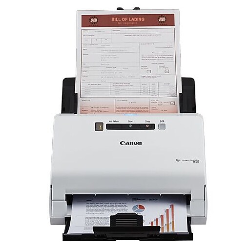 Canon imageFORMULA R40 Office Document Scanner, White (4229C001) Staples