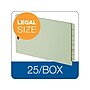 Pendaflex End Tab File Folder, Straight Cut, Right Position, Legal Size, Light Green, 25/Box (47715GW)~#|#~6A11858B-DABC-4A1D-B8FC69FFB2AEA23E_sc7