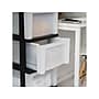 Iris 4-Drawer Storage Cart, Black/Clear (585002)~#|#~6A13EB5C-F1EB-419F-95279D4AFE990227_sc7