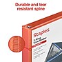 Staples 1" 3-Ring View Binder, D-Ring, Orange (26436-CC)~#|#~6A17C03C-9805-4EFA-9C748ADCDA9672FB_sc7