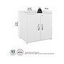 Bush Business Furniture Studio C 30" Storage Cabinet with 2 Shelves, White (SCS130WH)~#|#~6A1D2196-471F-4254-8A4091827AFFB96E_sc7