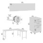 Bush Business Furniture Hustle 30"H x 72"W 4 Person L-Shaped Cubicle Workstation, Natural Elm (HUS017NESU)~#|#~6A2C0759-5CAC-43A7-9E3A5AC314863EED_sc7