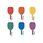 Champion Sports Plastic Paddleball Rackets, Assorted Colors, 6/Set (CHSMRSET)~#|#~6A2E1A61-ADD5-4266-8AEF1306314051F4_sc7