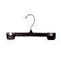 Nahanco 10" Plastic Snap Grip Skirt/Slack Hanger, Chrome Hook, Black, 200/Pack (2686-10)~#|#~6A2EFB61-E670-406F-85A7CD3CB41CB812_sc7