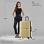 InUSA Aurum 29.92" Hardside Suitcase, 4-Wheeled Spinner, TSA Checkpoint Friendly, Champagne (IUAUR00L-CHA)~#|#~6A30B8BB-AD64-4864-89FC9CE6BFB9AA33_sc7