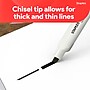 Staples Remarx Dry-Erase Markers, Chisel Tip, Black, 12/Pack (29211-CC)~#|#~6A34136C-C38D-446B-AB5F27B7182CDC91_sc7
