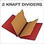 Pendaflex Heavy Duty Classification Folder, 2-Dividers, 2 1/2" Expansion, Letter Size, Red, 10/Box (H1250R)~#|#~6A377DF6-6354-487C-B42EEA034B86E559_sc7