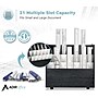 AdirOffice 21-Slot Mobile Roll File, 28.5"H x 30"W x 15.75"D, Black (625-BLK-KIT1)~#|#~6A380AAB-42AC-47B9-AE857EAEE1305D3B_sc7