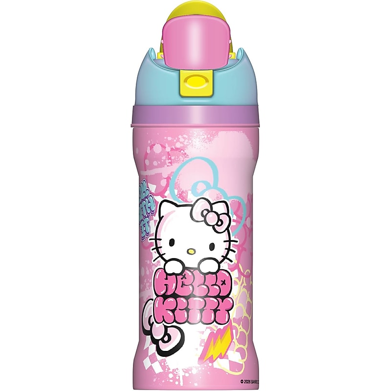 Hello Kitty Stainless Steel Water Bottle, 20 oz., Multicolor (C6B120SL) image 1