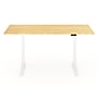 FlexiSpot E7 Pro 78"W Electric Adjustable Standing Desk, Bamboo/White (E7WPRO7830LBZB)~#|#~6A4055AE-BC24-4975-86996D7744E8C94A_sc7