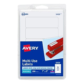 Etichette Rotonde Rimovibili Avery 25 Mm 48 Etichette Per Foglio L4850rev 25 Conf 25