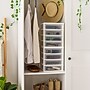 Iris 4-Drawer Desktop Unit, White/Clear, 2/Pack (587013)~#|#~6A484B83-D55F-47EC-AF1E0104B52C3D23_sc7