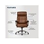 La-Z-Boy Nova Ergonomic Polyurethane Swivel Executive Chair, Cognac (52372-CBRN)~#|#~6A4C65FD-076C-4E9F-81E910C29EFE48E5_sc7