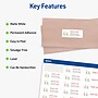 Avery Easy Peel Laser Address Labels, 1" x 2 5/8", Matte White, 3000 Labels/Box (5160)~#|#~6A4D6DC1-1F2B-4762-AB3A771D1A580A55_sc7
