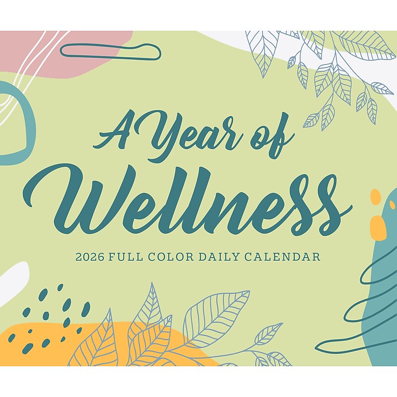 2026 Willow Creek A Year of Wellness 6.2" x 5.4" Day-to-Day Calendar (55243) image 1