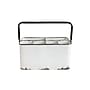 Storied Home Handmade 10.71 Quart Storage Container, Metal, White (DA8537)~#|#~6A557B98-F6EA-4D01-9D6C3C5659102AFC_sc7