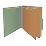 Medical Arts Press Pressboard Classification Folder, 2-Dividers, 2" Expansion, Letter Size, Green, 10/Box (DV-T42-26-3AGN-PKT)~#|#~6A6B2AAD-3EE4-49B6-8CDC639380B094E7_sc7