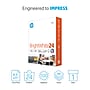 HP BrightWhite24 8.5" x 11" Inkjet Paper, 24 lbs., 100 Brightness, 500 Sheets/Ream (HPB1124)~#|#~6A6CB61C-5DC8-43E3-AA528D7DBF0D09DD_sc7