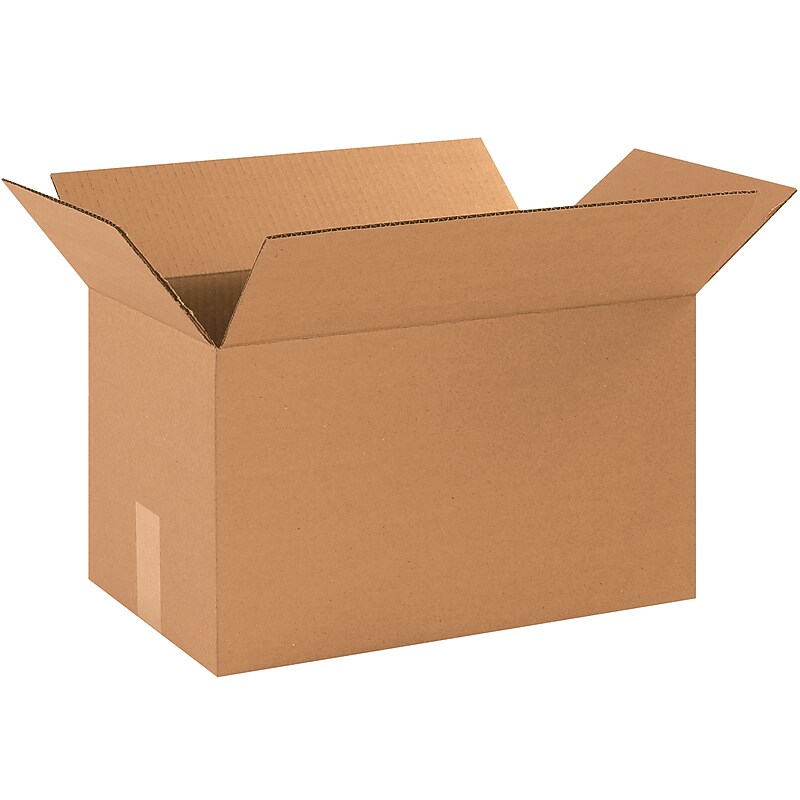 17" x 10" x 10" Shipping Boxes, 32 ECT, Brown, 25/Bundle (171010) image 1