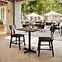 Flash Furniture TopGuard 30" x 24" Rectangular Wood Dining Table with X-Base, Natural/Black Base (ST2430NATT2222)~#|#~6A80AA8B-2BDA-42B7-A5CD9203FC7A7CAC_sc7