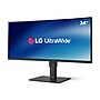 LG 34" UltraWide WQHD Curved IPS 60 Hz LED Monitor with Built-in Universal Docking Station, Business Black (34BQ77QB-B)~#|#~6A833CD3-782F-4F7E-9680C80207C3D6C6_sc7