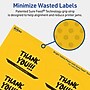 Avery Laser/Inkjet Oval Multipurpose Labels, 2" x 3-1/3", Bright Yellow, 160/Pack (94056)~#|#~6A8473A8-455A-4BB9-8E49D61ABE777920_sc7