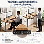 Uncaged Ergonomics Rise Up 60"W Electric Adjustable Bamboo Standing Desk, Natural/Gray (RUGB)~#|#~6A85C7A9-7F1C-4642-8A1C6C2D7ED4C7F6_sc7