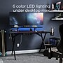 Emerge Vizon 47"W Gaming Desk, Black (59260)~#|#~6A866737-9D61-4241-97FA87BD4C1E476D_sc7