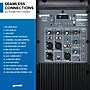 Gemini GSP Series Bluetooth True Wireless PA Speaker, Microphone System & Adjustable LED Speaker Stand, Black (KITGCIAUDIO02)~#|#~6A867C6A-C8F2-4D4A-B41E4263F627DC12_sc7