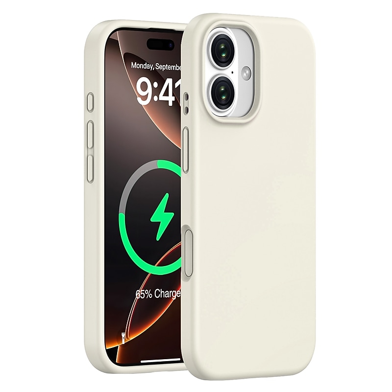 SaharaCase Venture Series MagSafe Compatible Phone Case for iPhone 17, Shock Absorbing, Sand Beige (CP00918) image 1