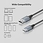 CODi 3' USB-A to USB-C Braided Nylon Charge & Sync Cable, Black (A01100)~#|#~6A8DE1A8-4D69-488B-9ED3923B875B559B_sc7