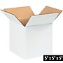 5" x 5" x 5" Shipping Boxes, 32 ECT, White, 25/Bundle (555W)~#|#~sp82719883_sc7