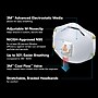 3M N95 Disposable Half Mask Respirator, Adult, White, 10/Box (8511)~#|#~6A9082A7-B180-446D-80DC0AF4BB0D0FDC_sc7
