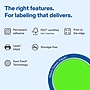 Avery Laser/Inkjet Sealing Labels, 5-1/8" x 4", Neon Green, 30 Labels/Pack (19479370732)~#|#~6A970566-4411-4470-9710B8280C35E4E0_sc7