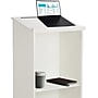 AdirOffice 46"H Floor Standing Lectern with Adjustable Shelf, White (661-01-WHI)~#|#~6A9983B1-5893-4532-9144A60042339F29_sc7