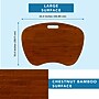 LapGear Bamboo 22.4" x 15.4" x 2.8" Lap Desk, Java~#|#~6A9F3D94-AB8F-4EF8-AA5CC9BD759094B4_sc7