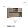Bush Home Somerset 60"W Desktop Hutch, Ash Gray (WC81631)~#|#~6AA1508E-9487-4F21-BFC67044648C4A16_sc7