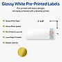Avery Laser/Inkjet Rectangle Multipurpose Labels, 1" x 2-5/8", White, 160/Pack (S00-EVC)~#|#~6AA1C2E7-4E6C-4433-80DDEC1312AFB008_sc7