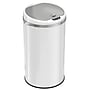 iTouchless Stainless Steel Round Sensor Trash Can with AbsorbX Odor Control System, White, 8 Gal. (MT08RW)~#|#~6AA4CC7D-A568-4C0B-A6BADA8422581BDB_sc7