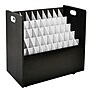 AdirOffice 50-Slot Mobile Roll File, Lockable, 28.5"H x 30"W x 15.75"D, Black (626-BLK-KIT1)~#|#~6AA78239-A700-497D-88635506B68154EE_sc7