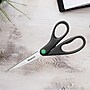 Westcott KleenEarth 8" Stainless Steel Standard Scissors, Pointed Tip, Black (41418/13039)~#|#~6AA9D7FA-D083-46FB-9D99BD8CAC84DE69_sc7
