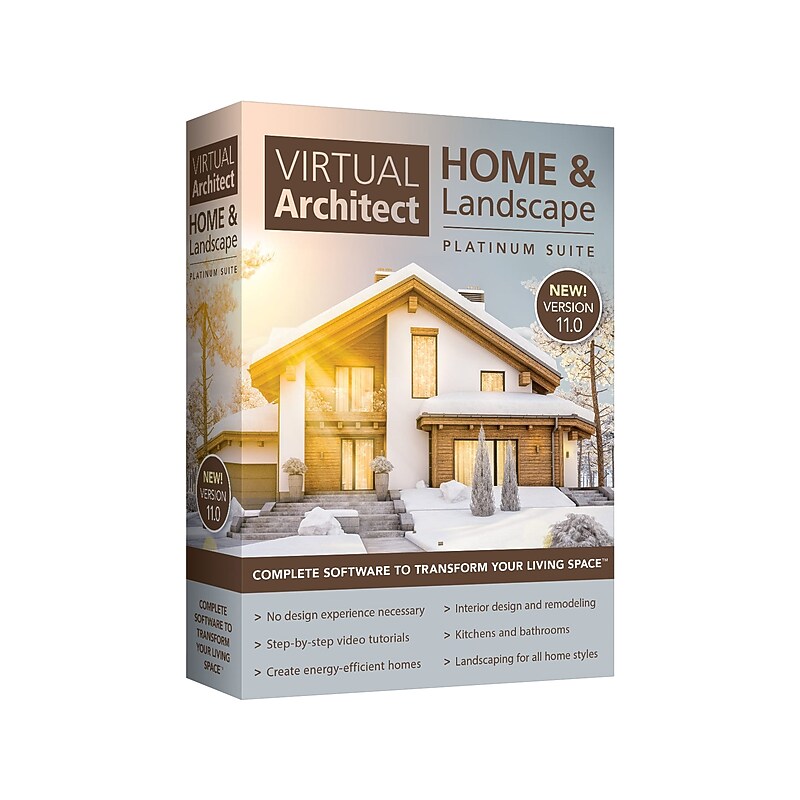 Virtual Architect Home & Landscape Platinum Suite 12 for Windows, 1 User [Download] image 1