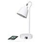 Simple Designs Sleek Essentials LED Desk Lamp, 16", with USB Ports, White (LD1073-WHT)~#|#~6AAF80AD-6C75-43BC-A00FC84092CC565D_sc7