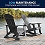 Flash Furniture Savannah All-Weather Poly Resin Wood Adirondack Rocking Chair, Gray, 2/Pack (JJC14705GY2)~#|#~6AB39031-9CF3-43E4-8BD47A7314A5E890_sc7