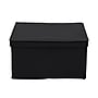 Household Essentials Extra Large Stackable Folding Fabric Storage Bin, 10" x 16"x 19", 52.64 Qt., Black, 2/Pack (7615-1)~#|#~6ABB3F8D-099F-4E88-A5040F4399101F82_sc7