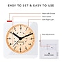 Marathon Classic Analog Alarm Clock, White (CL030053WH)~#|#~6ABCF3B6-D665-4F32-A4487B624924E759_sc7