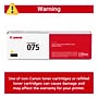 Canon 075 Yellow Standard Yield Toner Cartridge, Prints Up to 1,300 Pages (6362C001)~#|#~6AC0B940-E193-473E-83D2696298FF2AD1_sc7