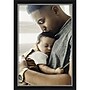 Amanti Art Eva Black Silver Narrow 20" x 30" Polystyrene Picture Frame, Matte (A42677345666)~#|#~6AC3D5A3-2401-4010-93D21725F80243F6_sc7