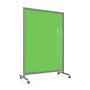 Ghent EZ Glass Mobile Dry-Erase Whiteboard, Aluminum Frame, 75"H x 50"W, Green (EZ1NA7550GN)~#|#~6AC4EB25-BA5F-4757-95F16E9ADF6DDEE0_sc7